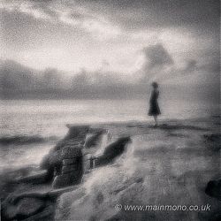 Young Woman Looking Out to Sea